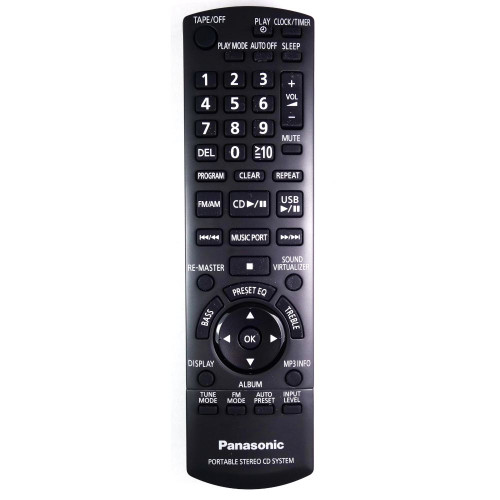 Genuine Panasonic RX-D55EG Stereo Remote Control