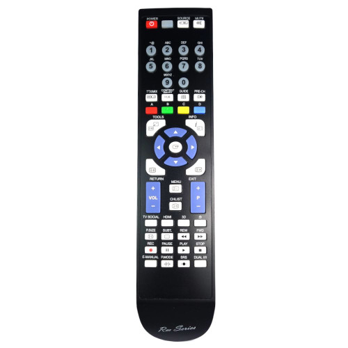 RM-Series TV Remote Control for Samsung UE40JU6500K/XZT