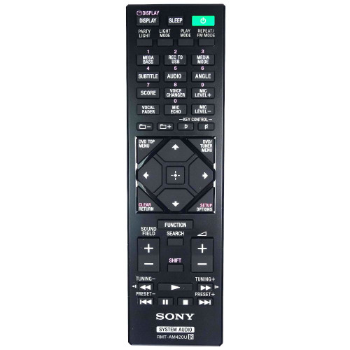 Genuine Sony MHC-M60D Home Audio Remote Control