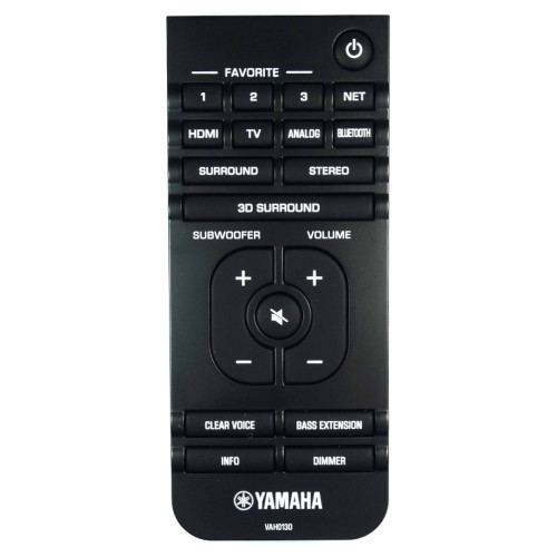 Genuine Yamaha MusicCast BAR 400 Soundbar Remote Control