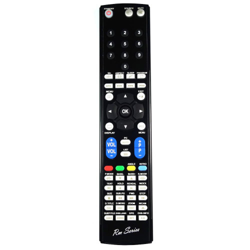 RM-Series TV Combo Remote Control for Technika M19/36-GB-TCDI-UK