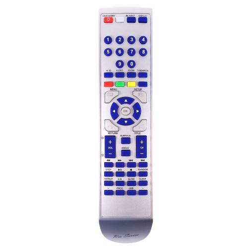 RM-Series DVD Player Replacement Remote Control for Toshiba TVD2167