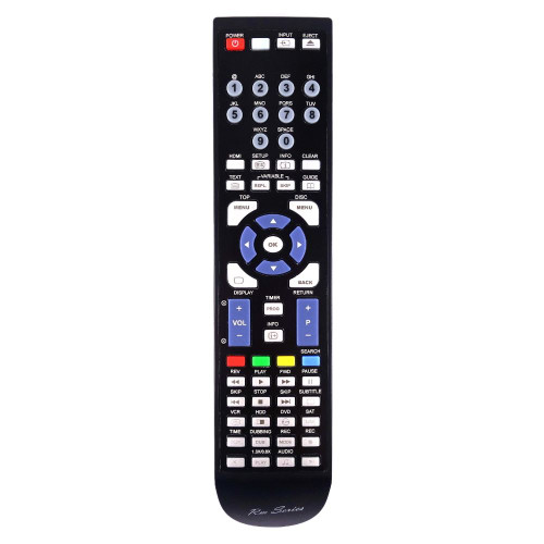 RM-Series DVD Recorder Replacement Remote Control for Toshiba RD-XV48DT