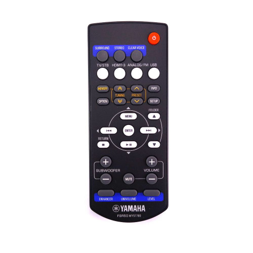 Genuine Yamaha FSR50 WY57780 Soundbar Remote Control - WY577800