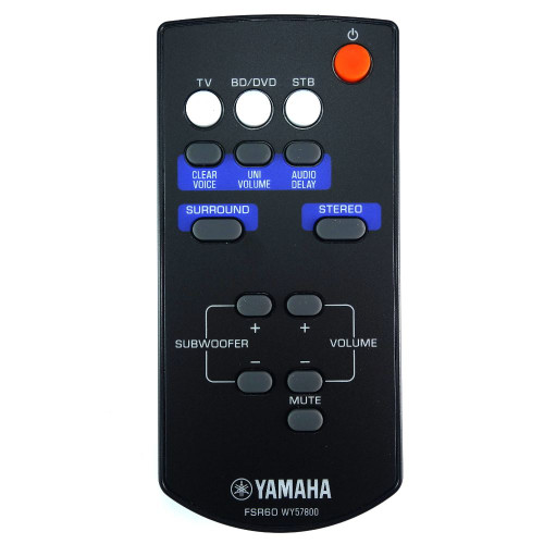 Genuine Yamaha FSR60 WY57800 Soundbar Remote Control - WY578000