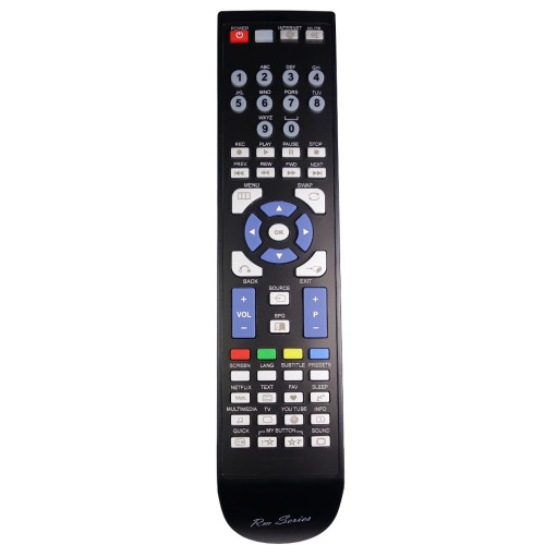 RM-Series TV Remote Control for Bush LED32127HDCNTD