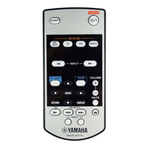 Genuine Yamaha RAV38 WS31740 AV Receiver Remote Control