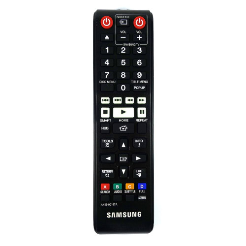 Genuine Samsung BD-J6300 Blu-Ray Player Remote Control