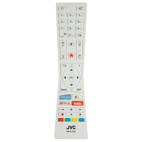 Genuine JVC RM-C3339 White TV Remote Control