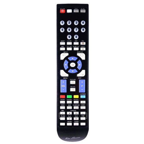 RM-Series TV Remote Control for Lenco DVL-2493WHITE