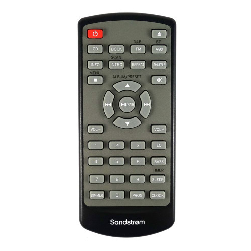 Genuine Sandstrom SHLIDAB15 Wireless Speaker Remote Control