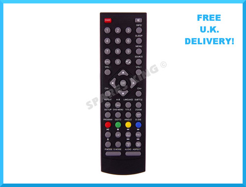 Vestel 221108190H TV/ DVD Remote Control