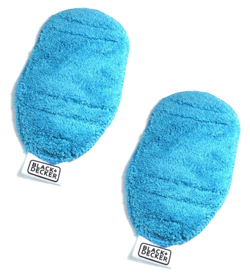 Genuine BLACK & DECKER FSH10SM Steam Mop Cloth Pad x 2