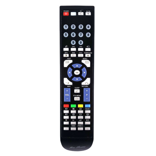RM-Series TV Replacement Remote Control for Sharp RRMCGA591WJSA