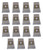 Replacement Bag x 15 for SAMSUNG VC5800 Vacuum Cleaner