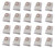 Replacement Bag x 20 for ROWENTA RU101 Vacuum Cleaner
