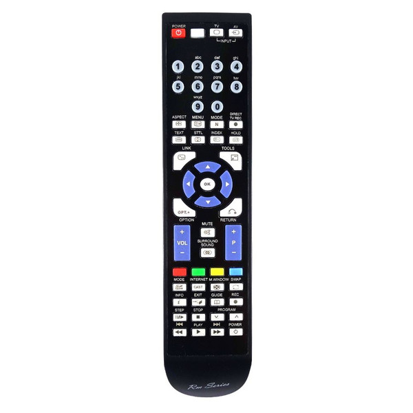 RM-Series TV Replacement Remote Control for Panasonic TH-37PV70P