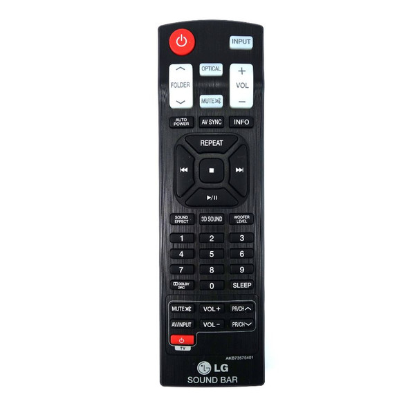 Genuine LG AKB73575401 Soundbar  Remote Control