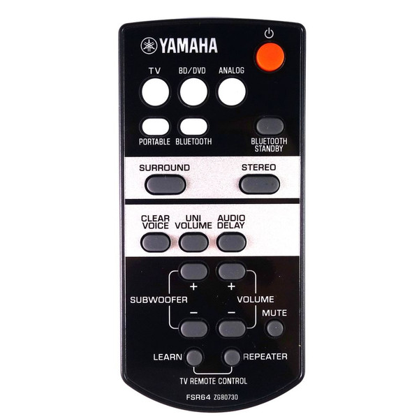 Genuine Yamaha FSR64 Soundbar Remote Control