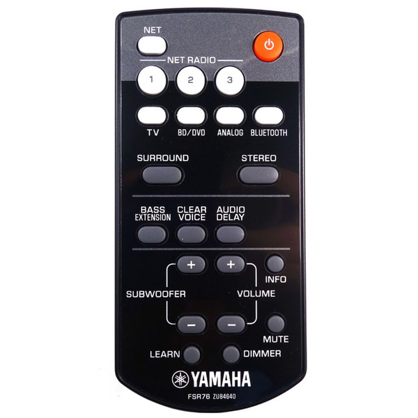 Genuine Yamaha FSR76 Soundbar Remote Control