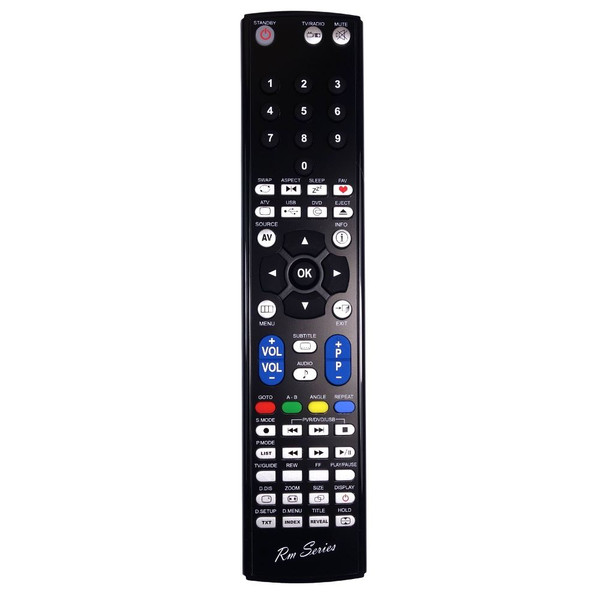 RM-Series TV Replacement Remote Control for X216/69G-GB-TCDUP-UK