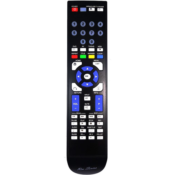 RM-Series DVD Recorder Replacement Remote Control for DRT389H