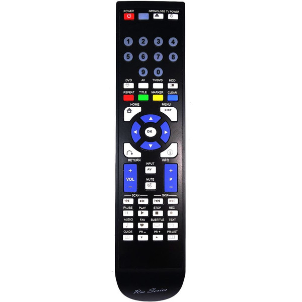 RM-Series DVD Recorder Replacement Remote Control for RHT397H