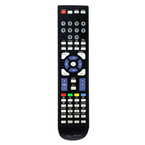 RM-Series TV Replacement Remote Control for Sharp LC-32DH65E