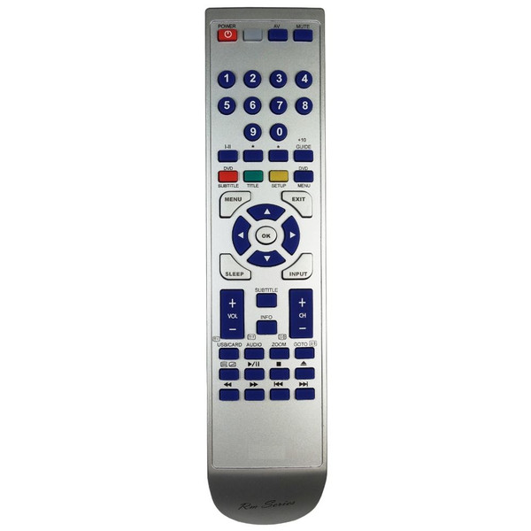 RM-Series TV Replacement Remote Control for 15WDVB