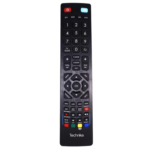 Genuine Technika 32F22B-FHD/DVD TV Remote Control