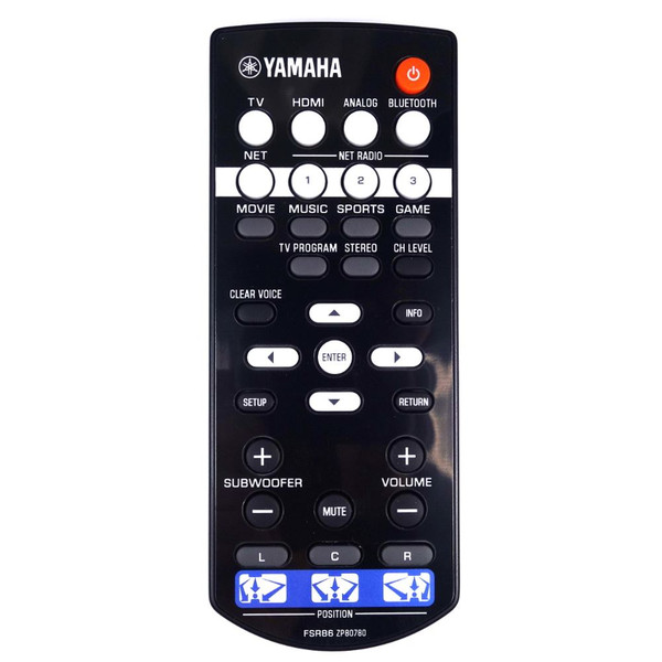 Genuine Yamaha SRT-1500 Soundbar Remote Control