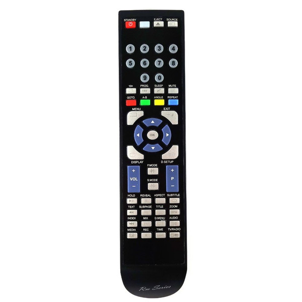 RM-Series TV Replacement Remote Control for Evotel LCD19L10ADVD