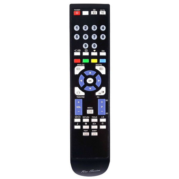 RM-Series TV Replacement Remote Control for Sony KDL-37U3000AEP
