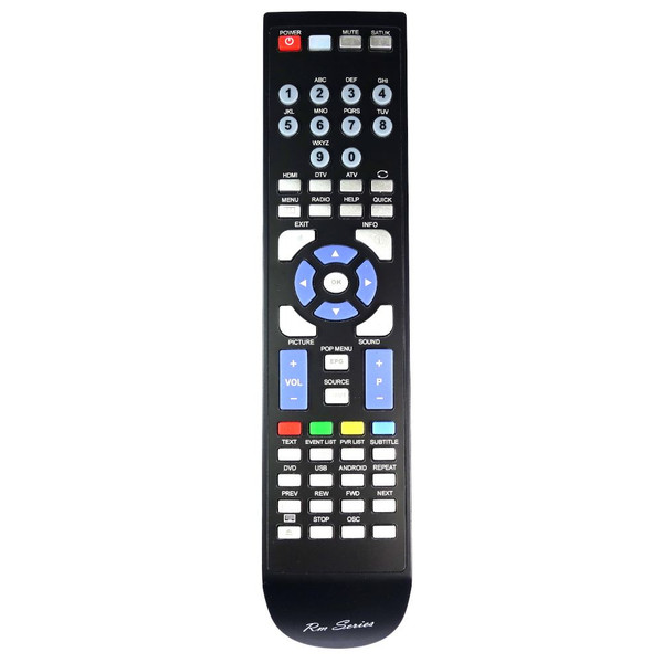 RM-Series TV Remote Control for Cello C16115F