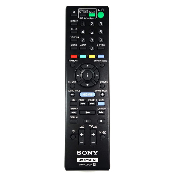 Genuine Sony BDV-E290 Home Cinema Remote Control