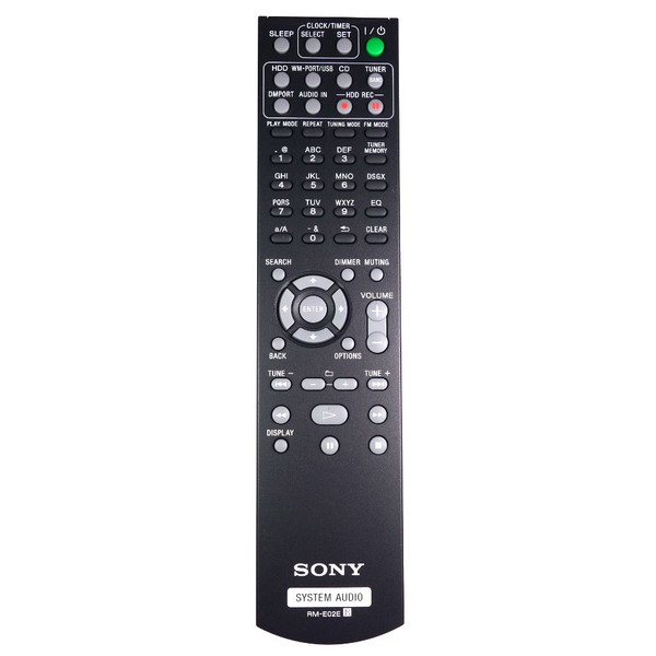 Genuine Sony RM-E02E Audio System Remote Control