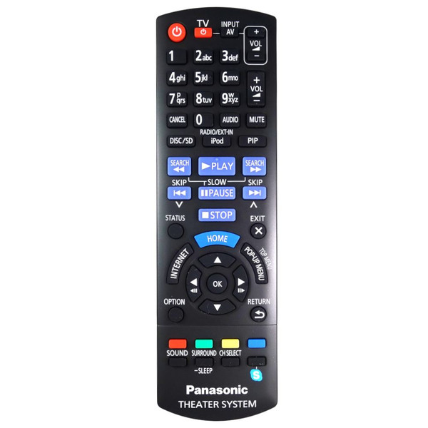 Genuine Panasonic SA-BTT190EG Blu-Ray Remote Control