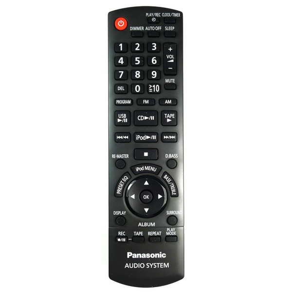 Genuine Panasonic N2QAYB000388 HiFi Remote Control