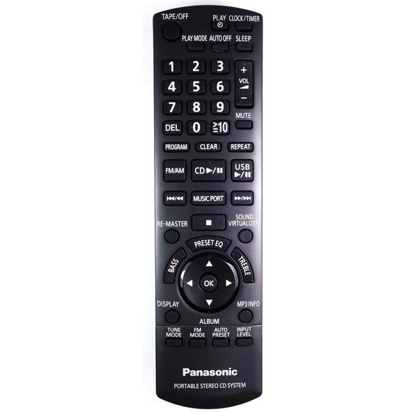 Genuine Panasonic RX-D55AEGK Stereo Remote Control