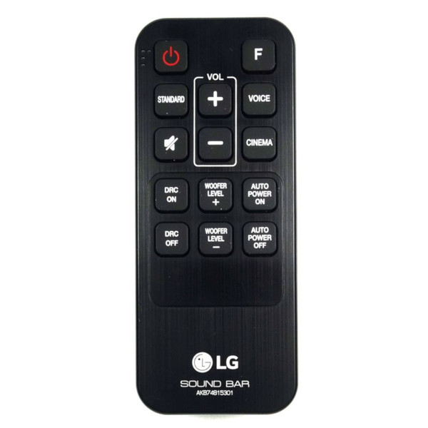 Genuine LG AKB74815301 Soundbar Remote Control