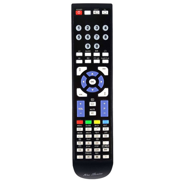 RM-Series TV Replacement Remote Control for Toshiba 55VL963B