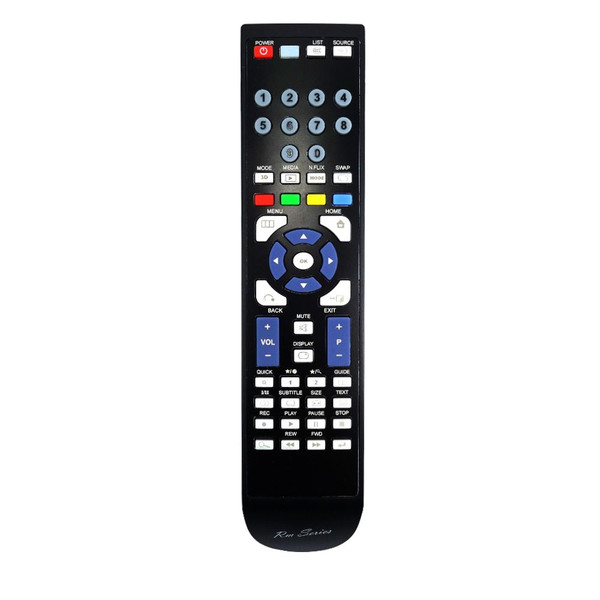 RM-Series TV Replacement Remote Control for Toshiba 48L3433