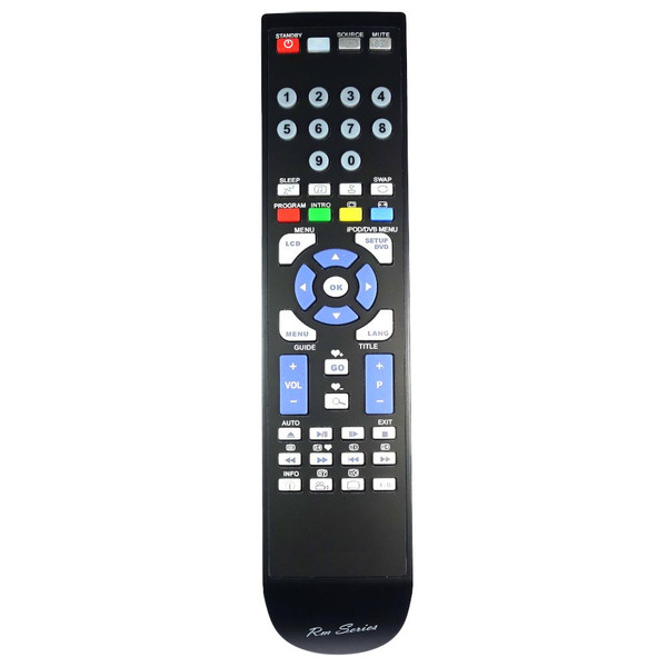 RM-Series TV Remote Control for Kenmark 19LVD00DI