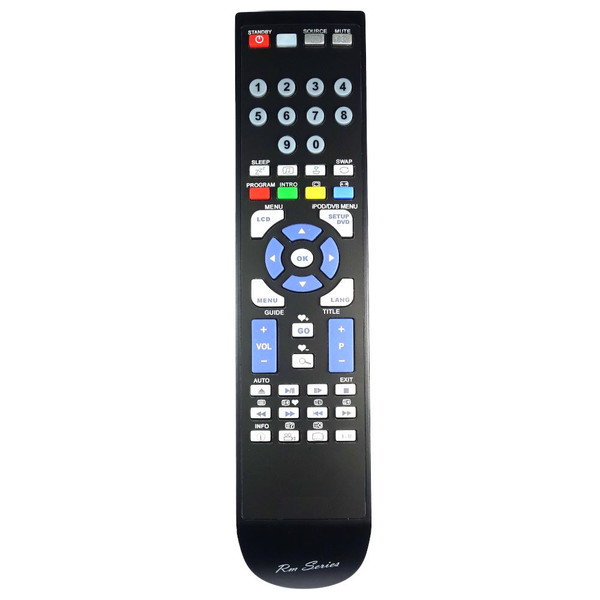 RM-Series TV Remote Control for Kenmark LVD164D