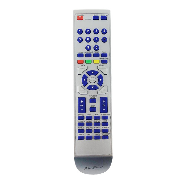 RM-Series TV Replacement Remote Control for Sinudyne 076N0GE040