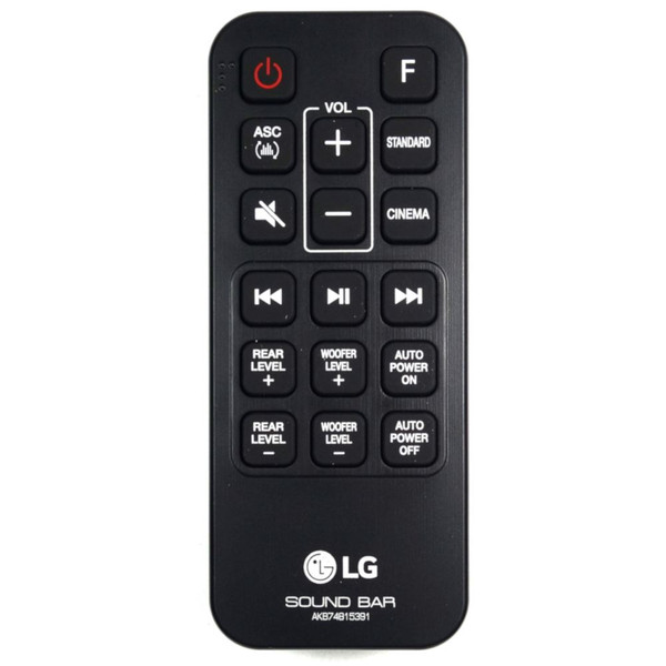 Genuine LG AKB74815391 Soundbar Remote Control