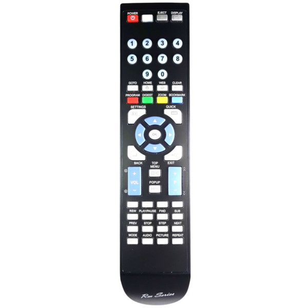 RM-Series Blu-Ray Remote Control for Toshiba SE-R0447