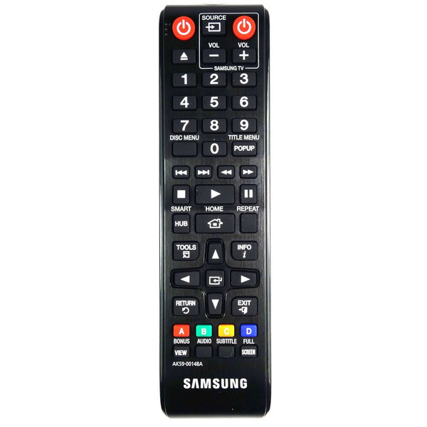 Genuine Samsung BD-E5500ZW Blu-Ray Remote Control