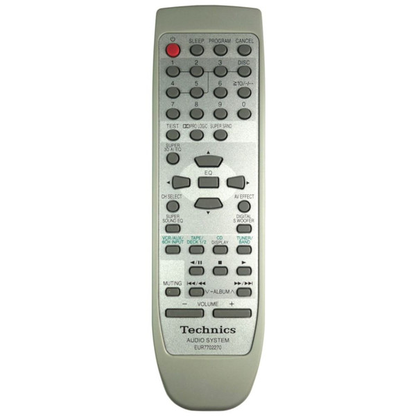 Genuine Technics RS-DV250 HiFi Remote Control