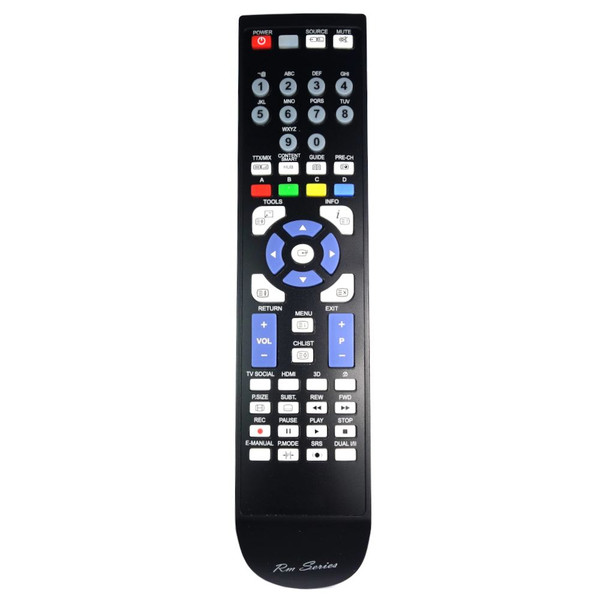 RM-Series TV Remote Control for Samsung UE40D6780